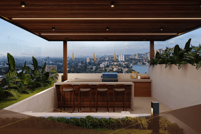 Apartamento con terraza en Zona 10 Guatemala - foto 1