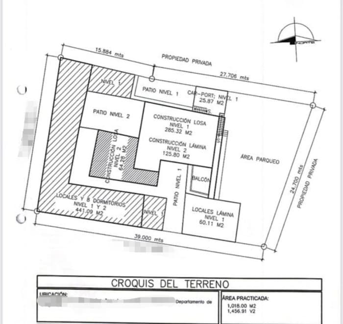 Casa comercial o terreno en venta centro de Chiquimula - foto 1