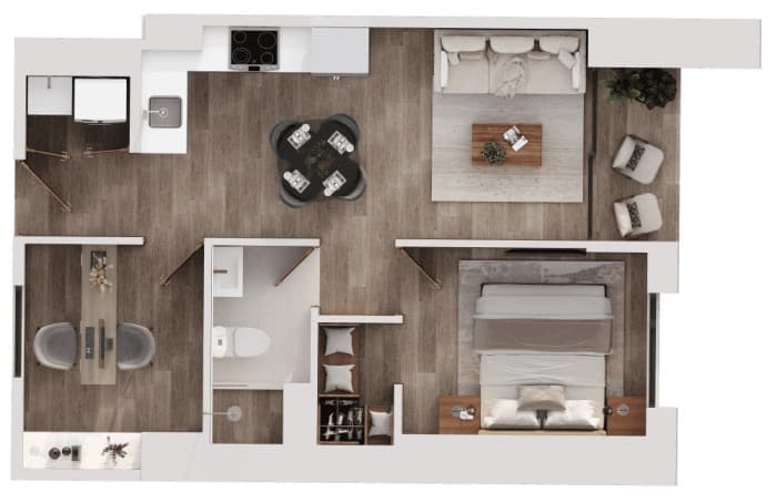 Venta de Apartamento en construcción  zona 11 Mariscal - foto 4