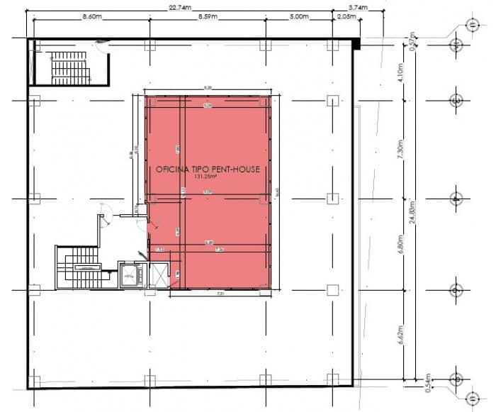 Oficina Tipo PENT HOUSE en venta en la Zona 10 - foto 4