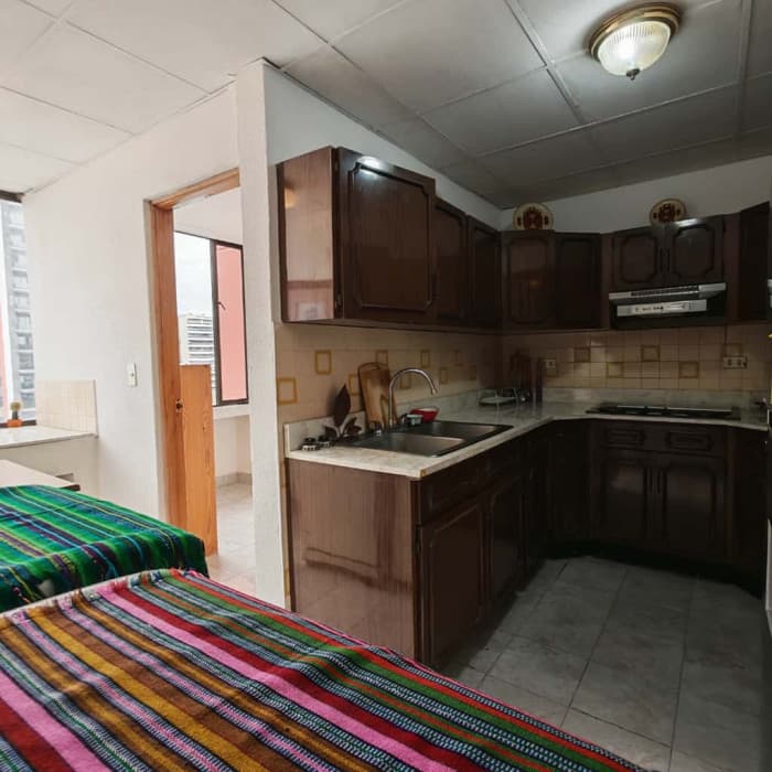 Amplio apartamento amueblado en renta en la zona 10 - foto 4