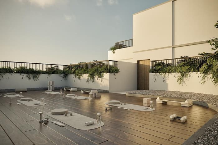 Apartamento con jardin en venta en Villa Nueva - foto 2