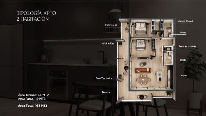 APARTAMENTO DE LUJO EN VENTA EN SANTO DOMINGO RD  - foto 4