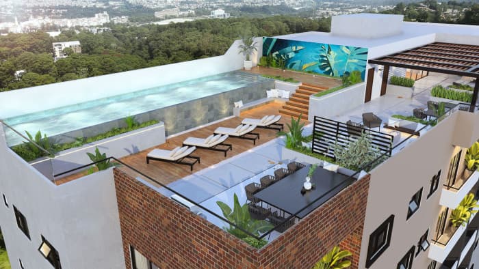 Apartamento en venta con terraza en zona 16 - foto 4