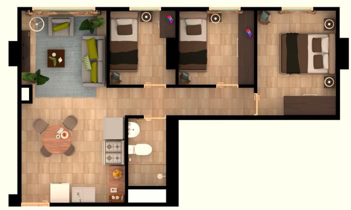 en venta apartamentos en planos en zona 11 las Charcas - foto 4