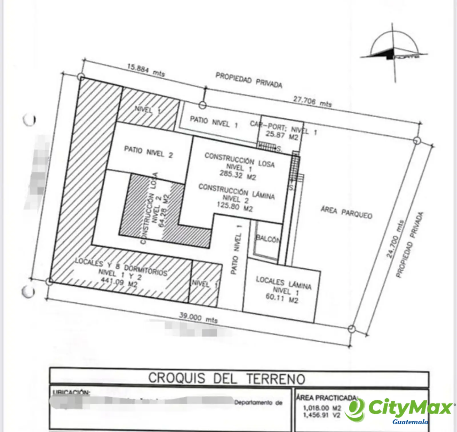 Casa comercial o terreno en venta centro de Chiquimula - foto 1