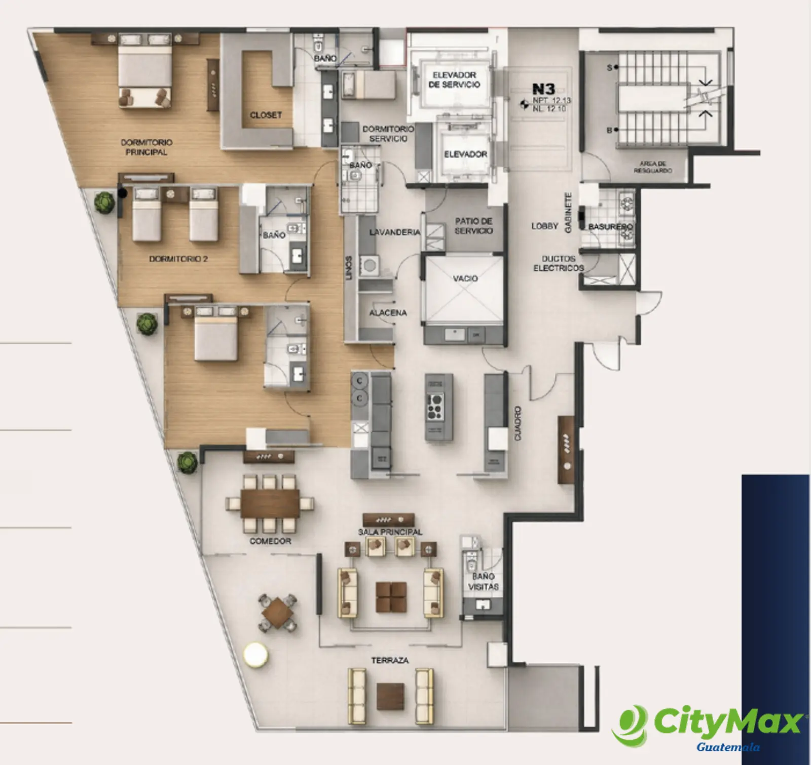 En venta en zona 16 Lujoso Apartamento el Pulte club - foto 17