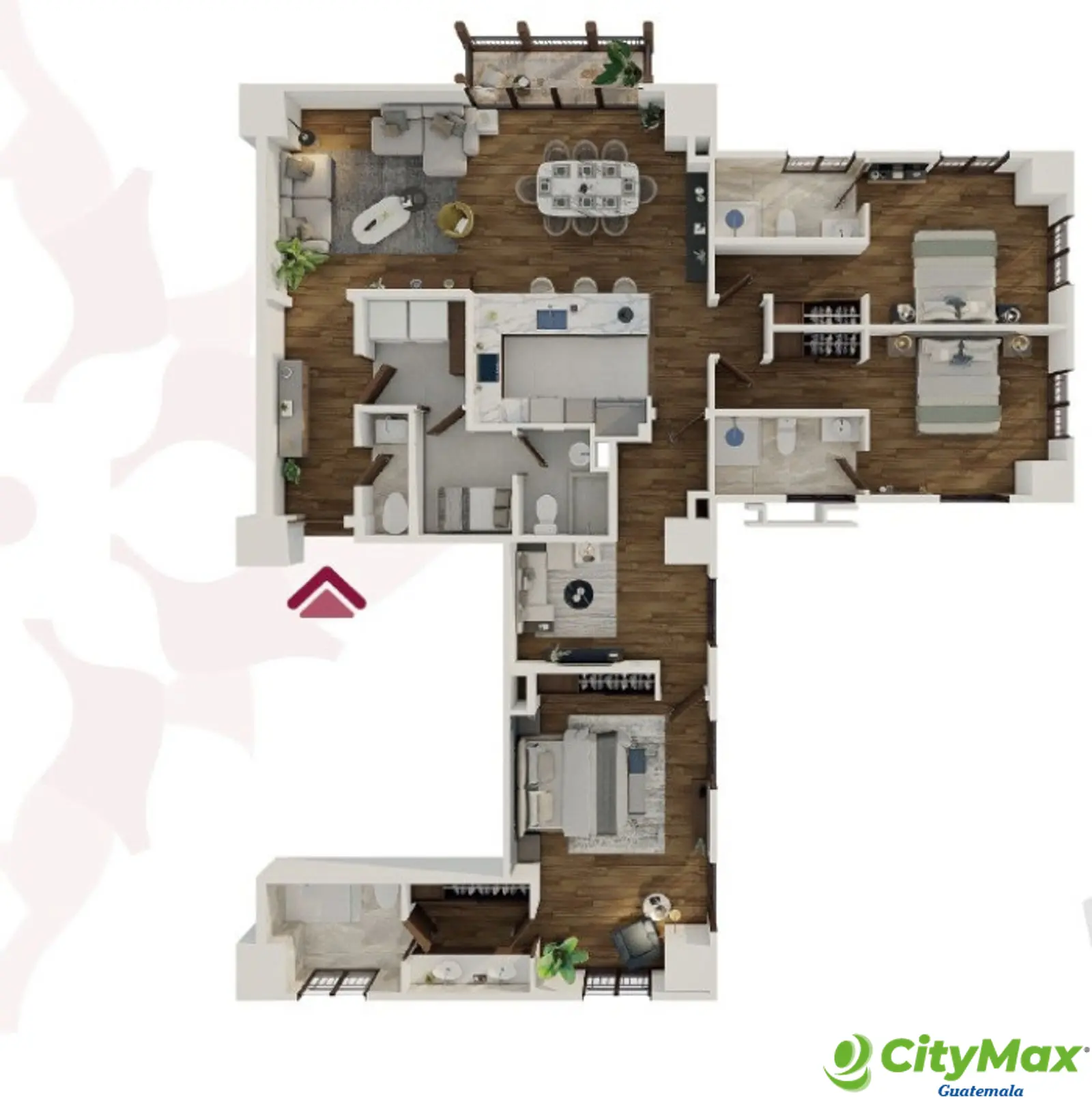 En venta en lujoso apartamento en zona 16 - foto 6