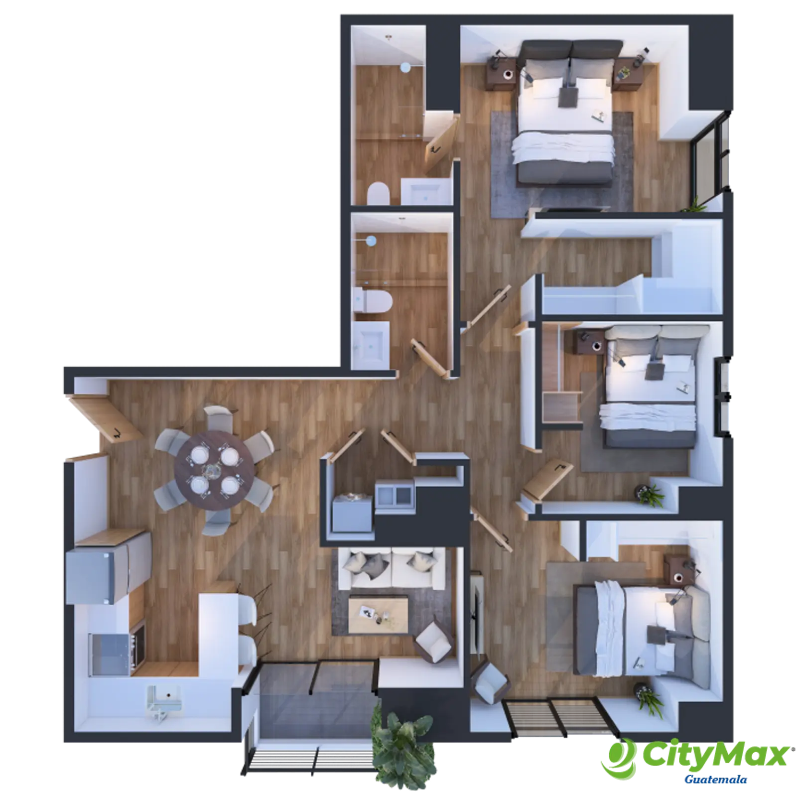 Apartamentos de Lujo en venta en Zona 12 PLANOS - foto 9