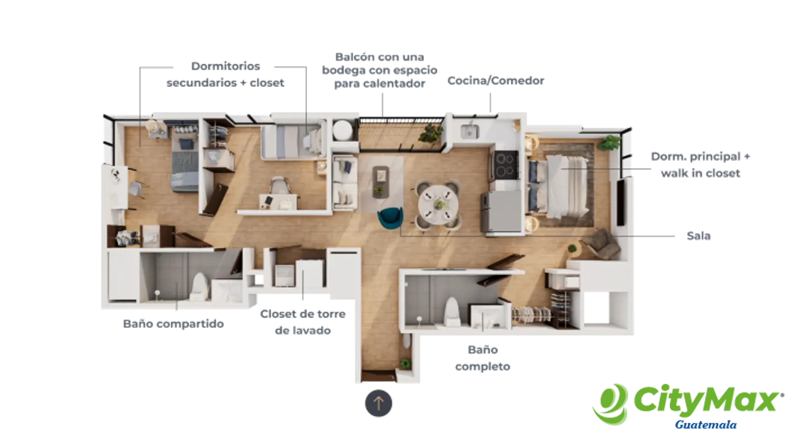 Exclusivos apartamentos en venta en la zona 11 Mariscal - foto 7