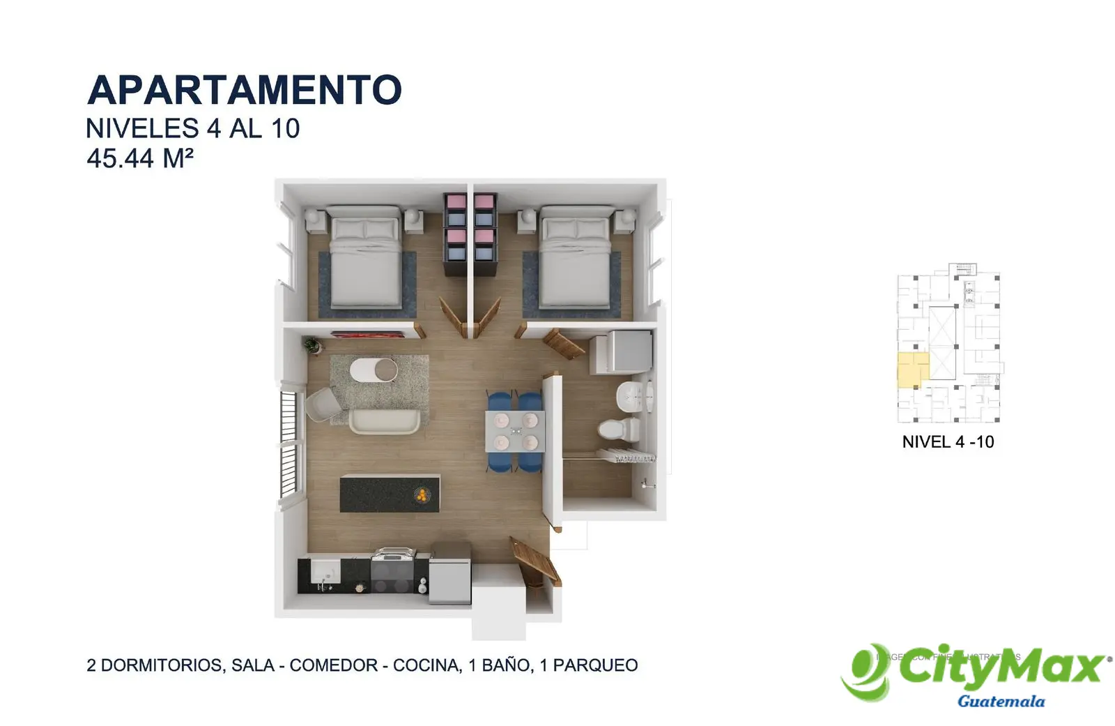 Apartamentos en venta zona 12 Avenida Petapa en planos - foto 10