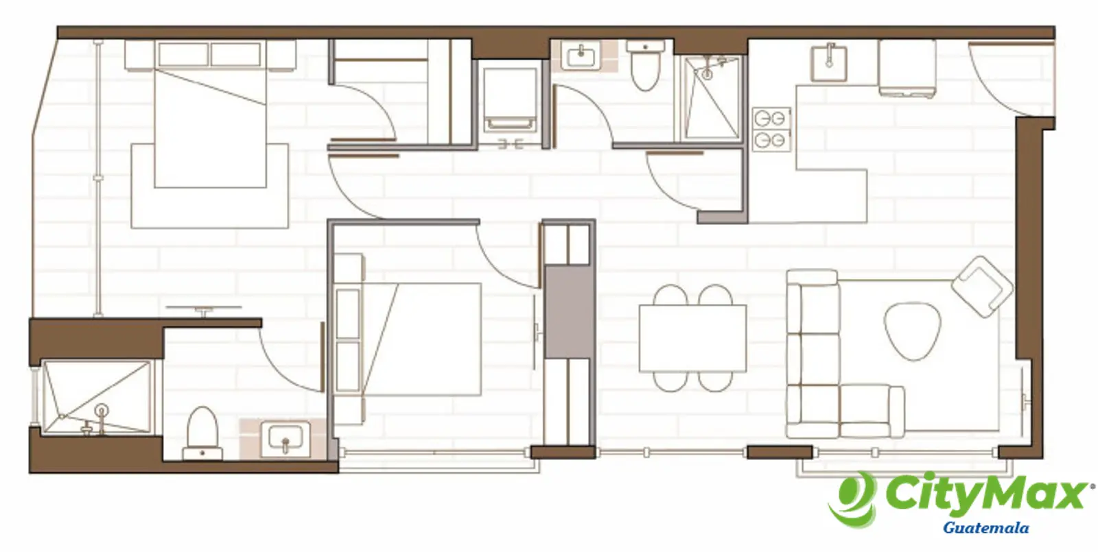 Exclusivo Apartamento en venta en la zona 14 - foto 12