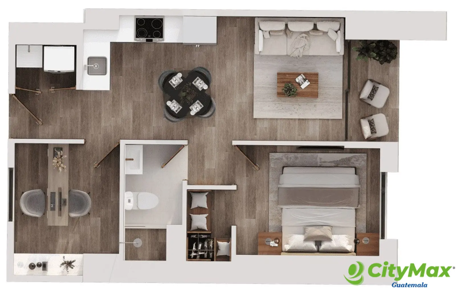 Apartamento en venta en la zona 11 Mariscal - foto 3