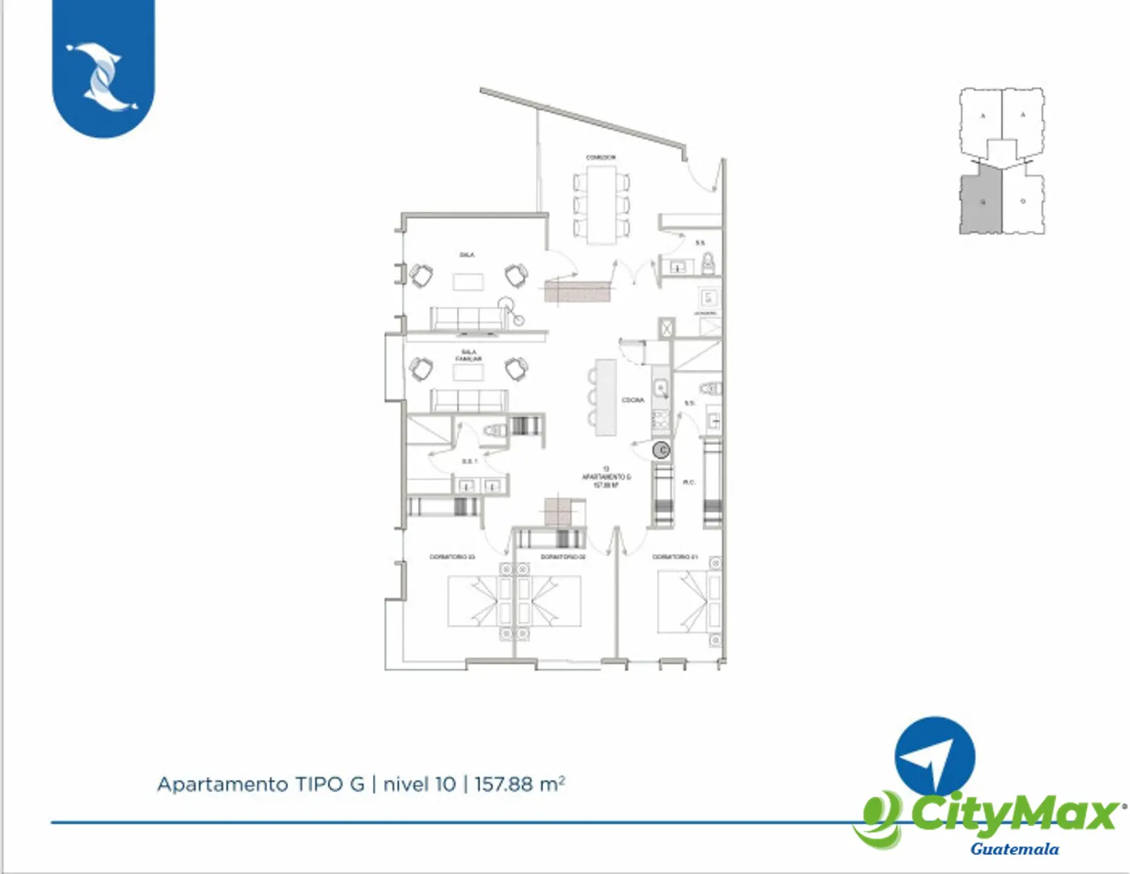 Apartamento en Venta Habitaciones Zona 14 La Villa  - foto 9