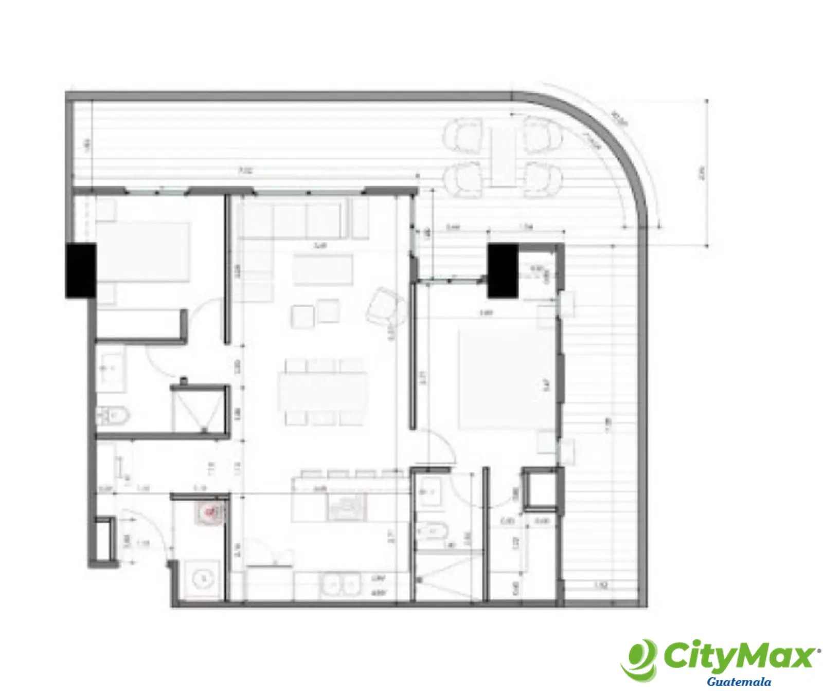 En venta apartamento con jardin en zona 15 Guatemala - foto 7