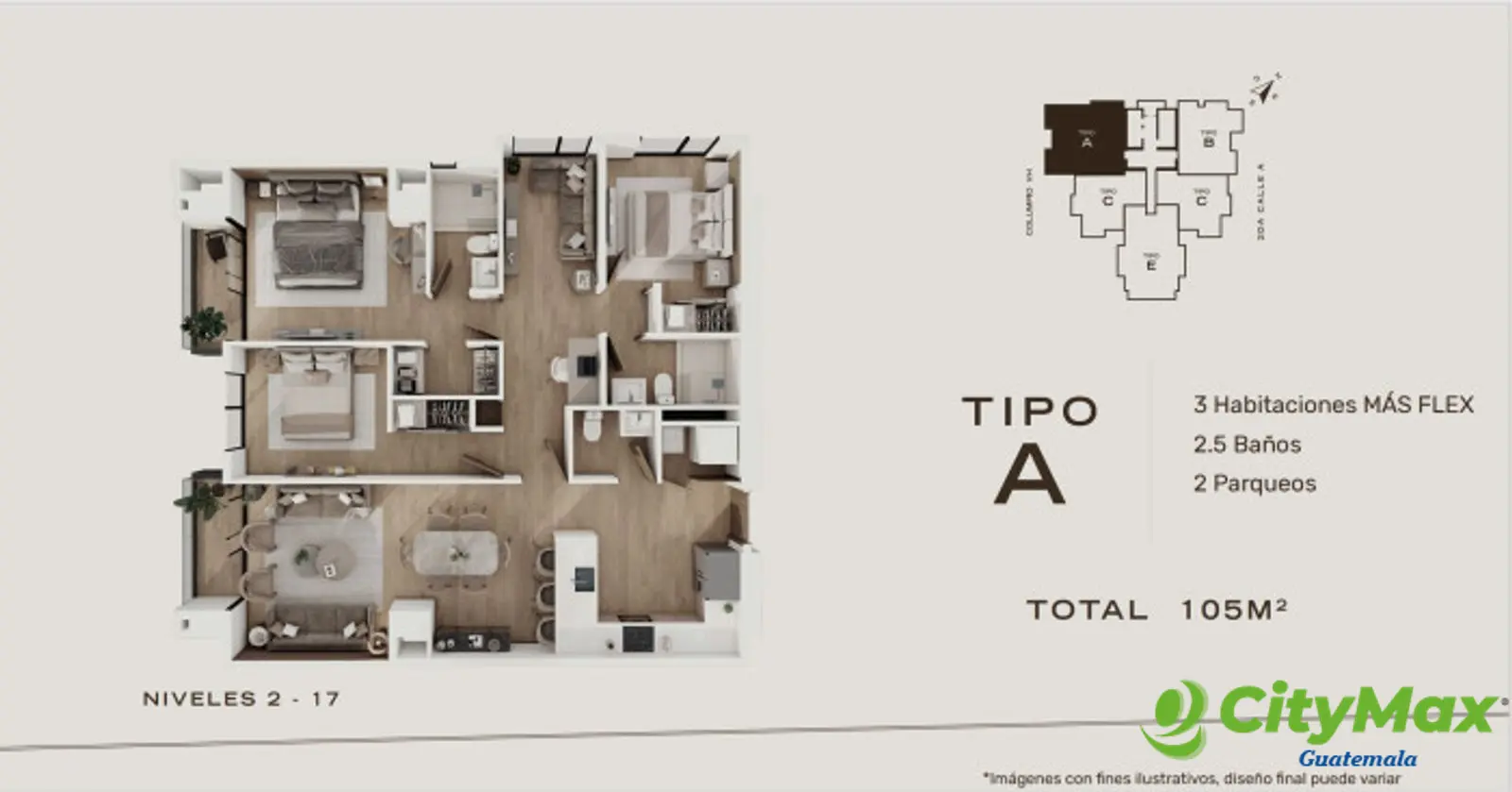 Apartamentos en Venta en Planos Zona 15 Vista Hermosa - foto 7