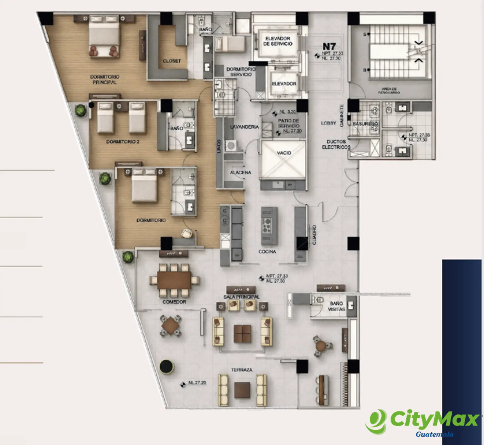 Exclusivo y Lujoso Apartamentos Venta Zona 16 el Pulte  - foto 12
