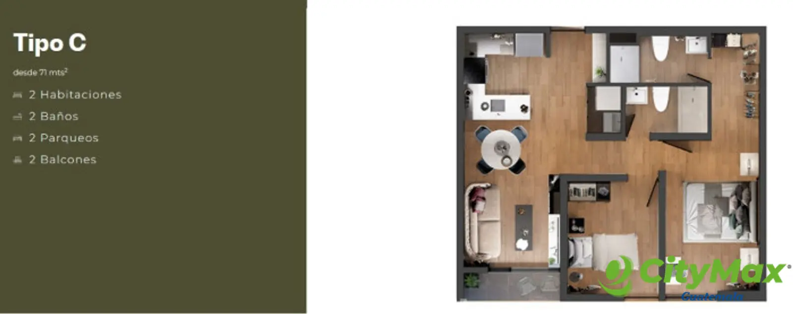 En venta Apartamentos en planos en la zona 16 - foto 6