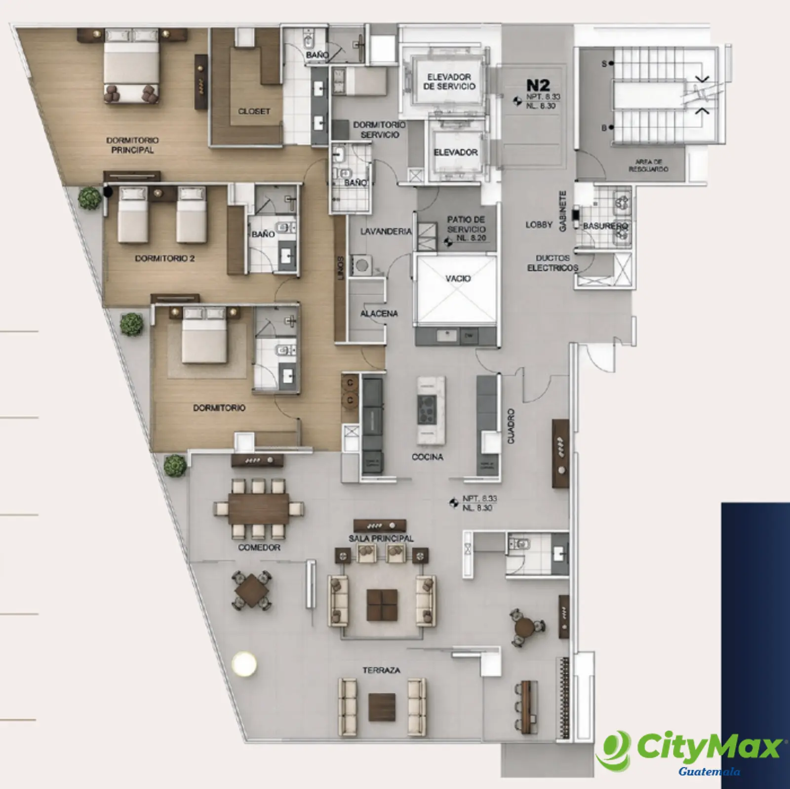 En venta en zona 16 Exclusivo Apartamento el Pulte club - foto 11