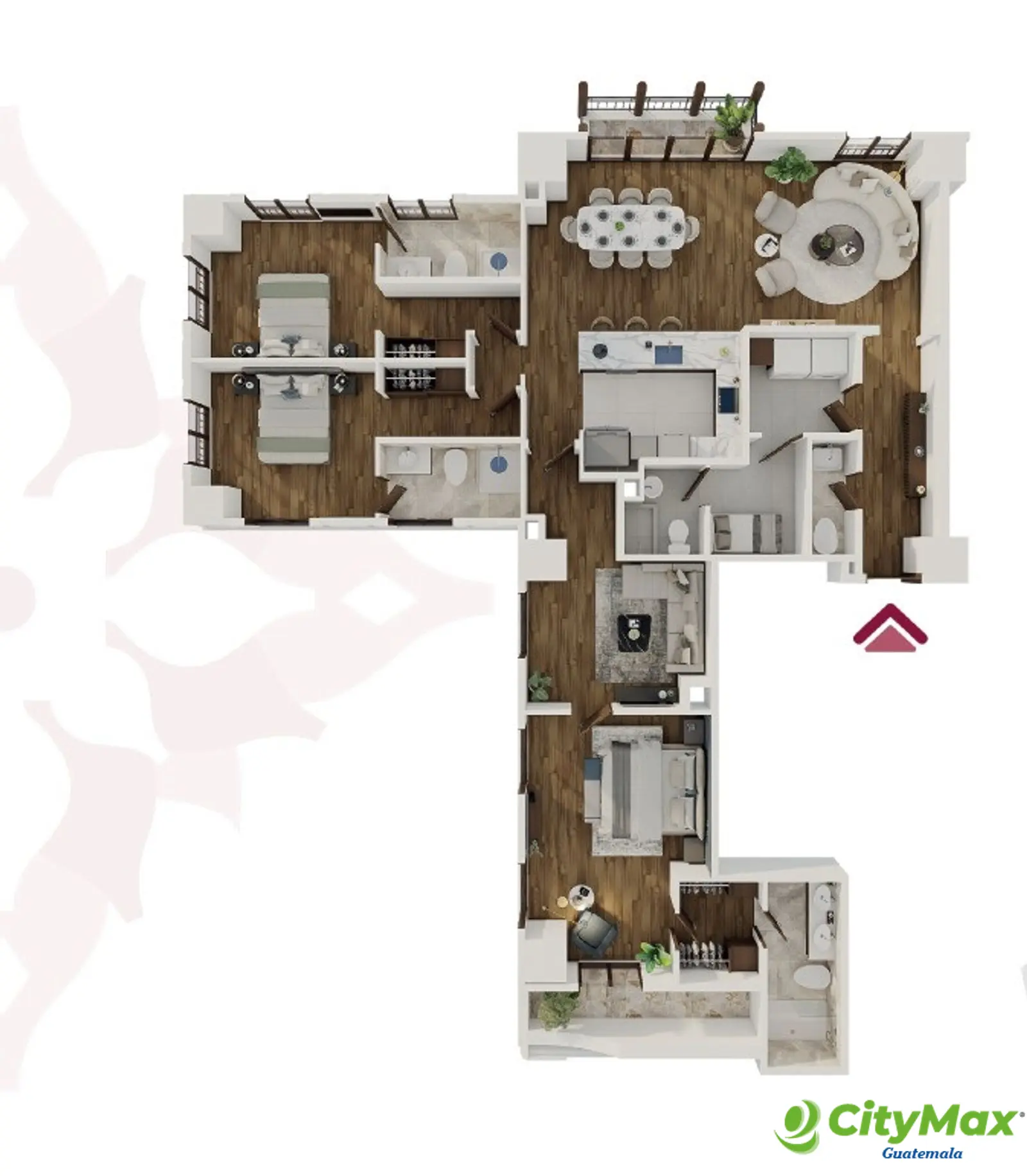 En venta exclusivo apartamento en zona 16 Cayala - foto 7