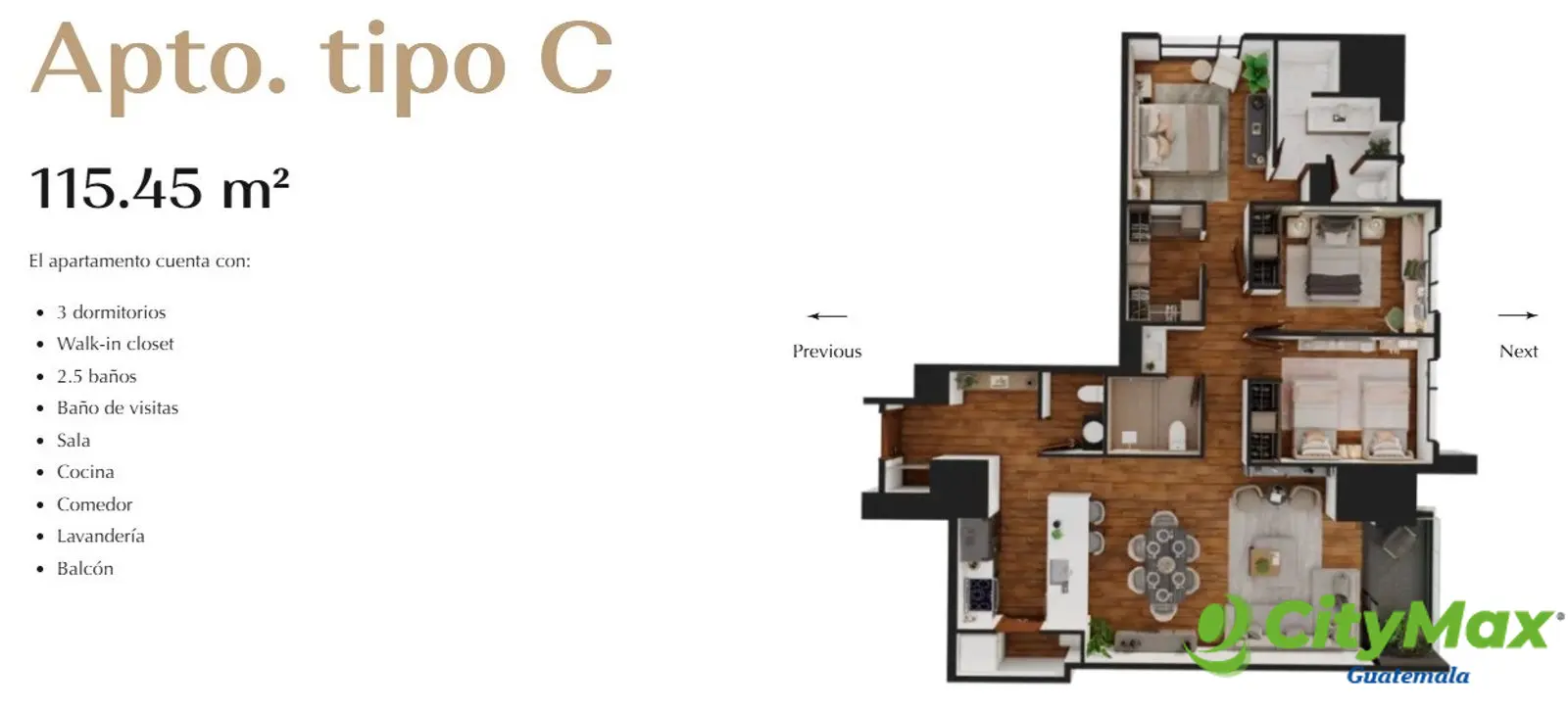 Apartamento en venta en la zona 13 con Jardín  - foto 15