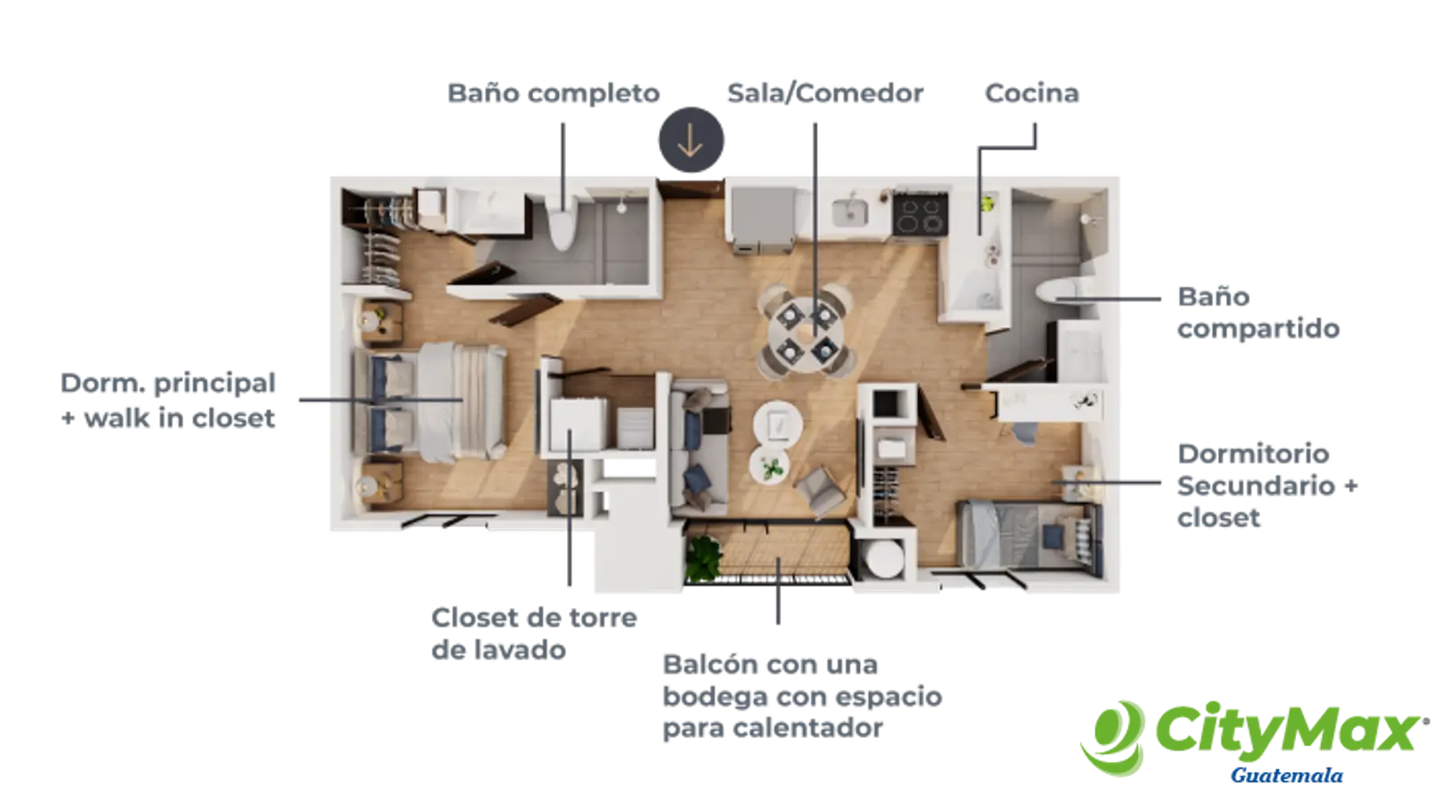 En venta apartamentos en planos en Mariscal Zona 11 - foto 5