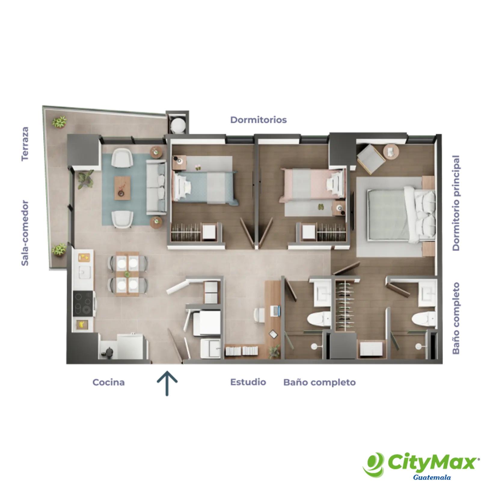 Apartamento en zona 15 Vista Hermosa Venta - foto 5