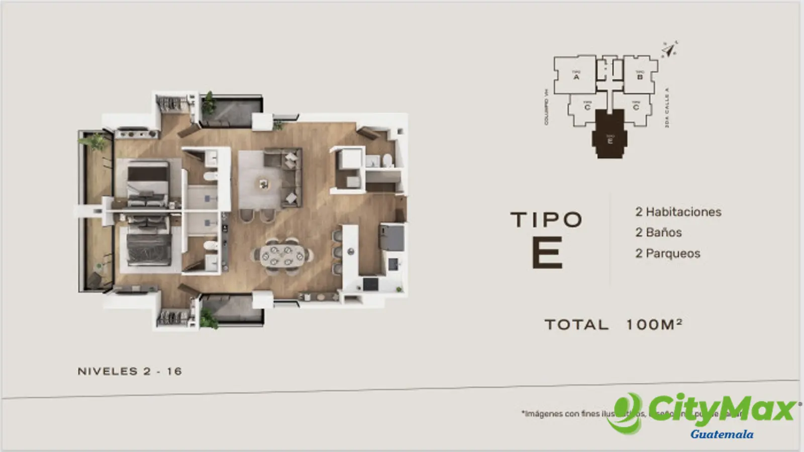 Venta de amplios Apartamentos en Zona 15 - foto 8