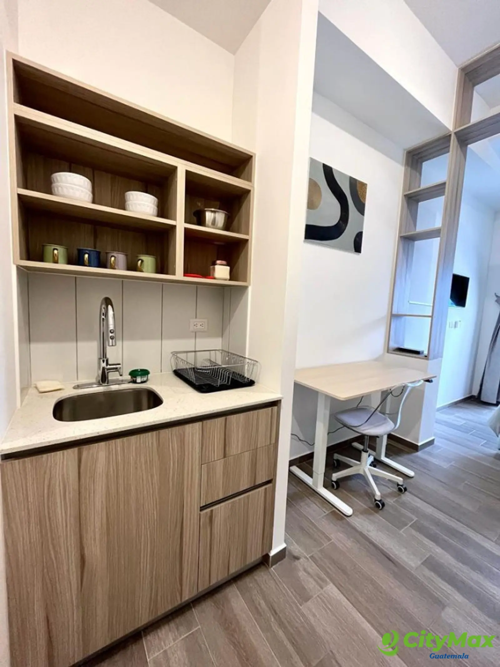 Apartamento-estudio amueblado en renta en zona 13  - foto 4