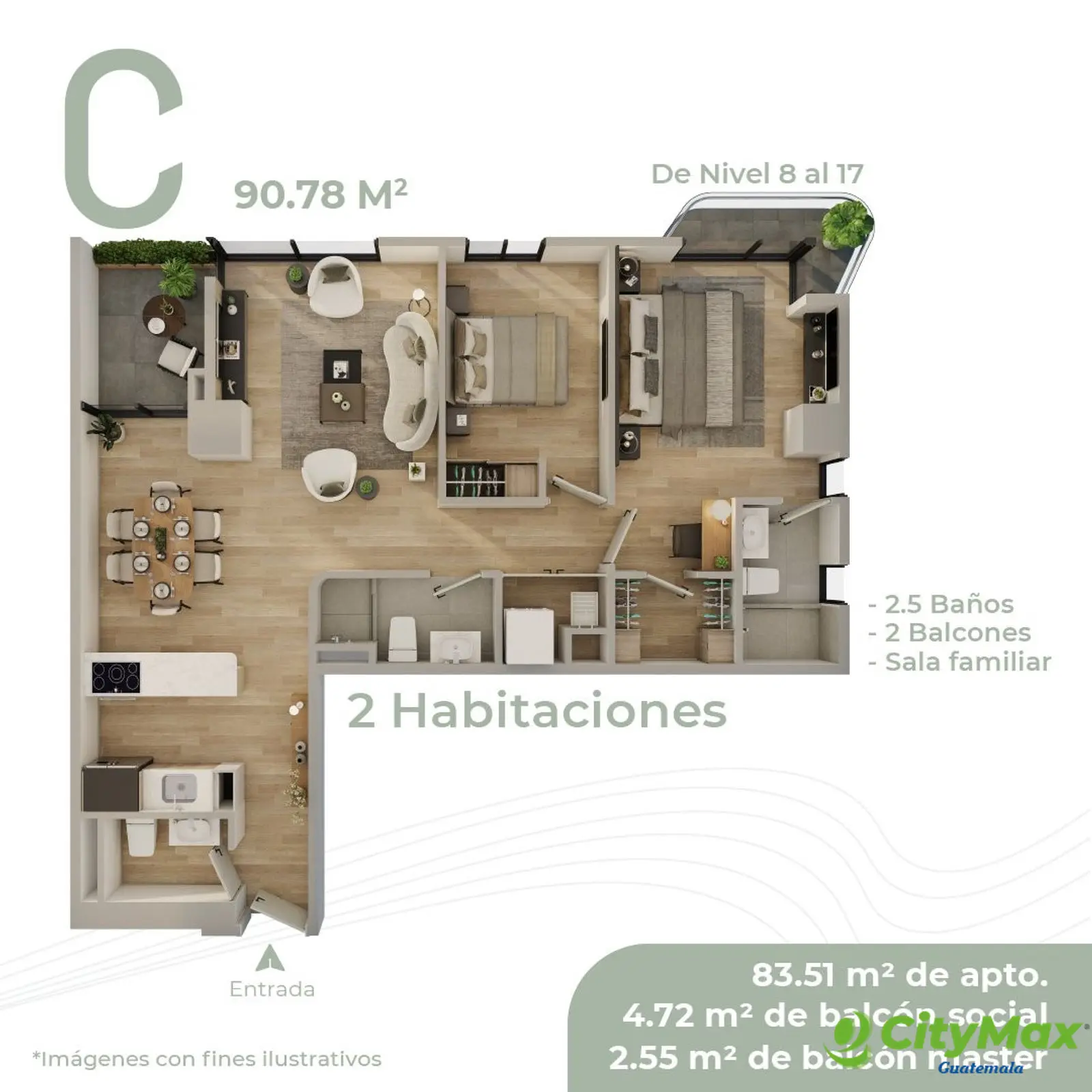 Apartamento en Construcción en la Zona 15 en Venta  - foto 5