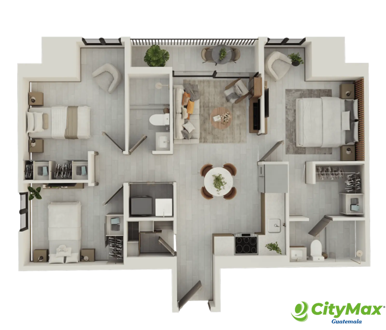 Apartamentos en venta zona 11 Tara Mariscal en planos - foto 11