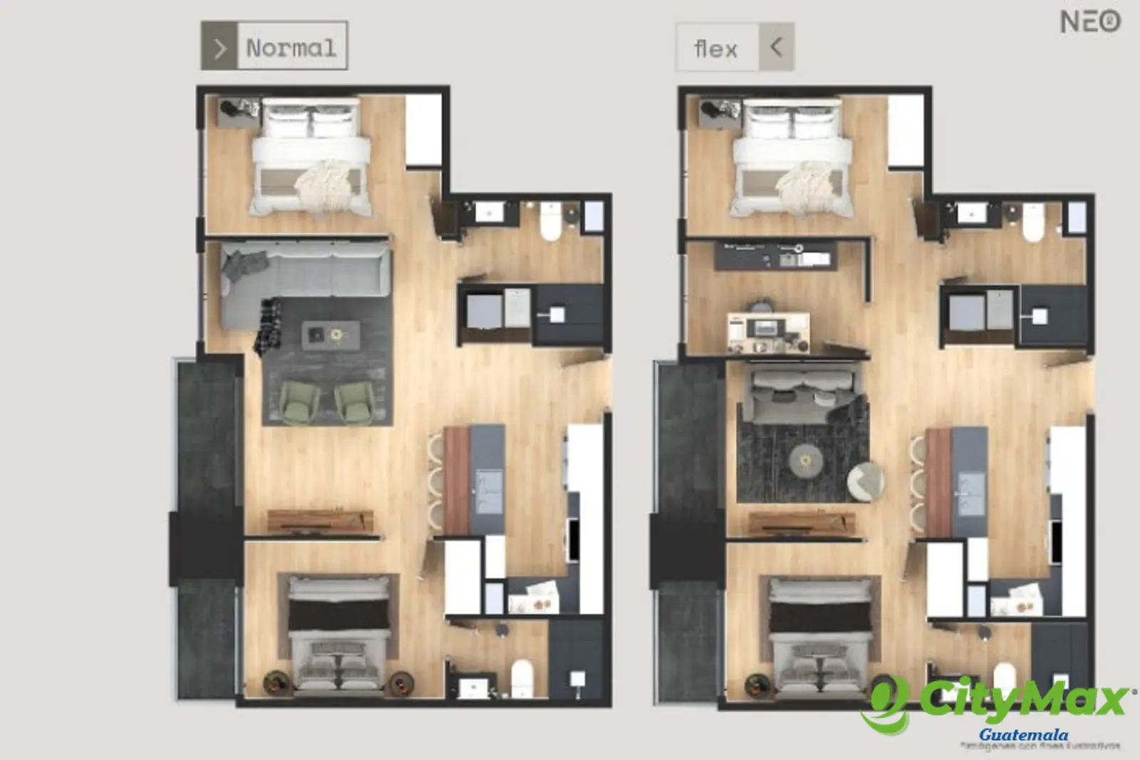 En Venta apartamento con Terraza NUEVO en Zona 10  - foto 8