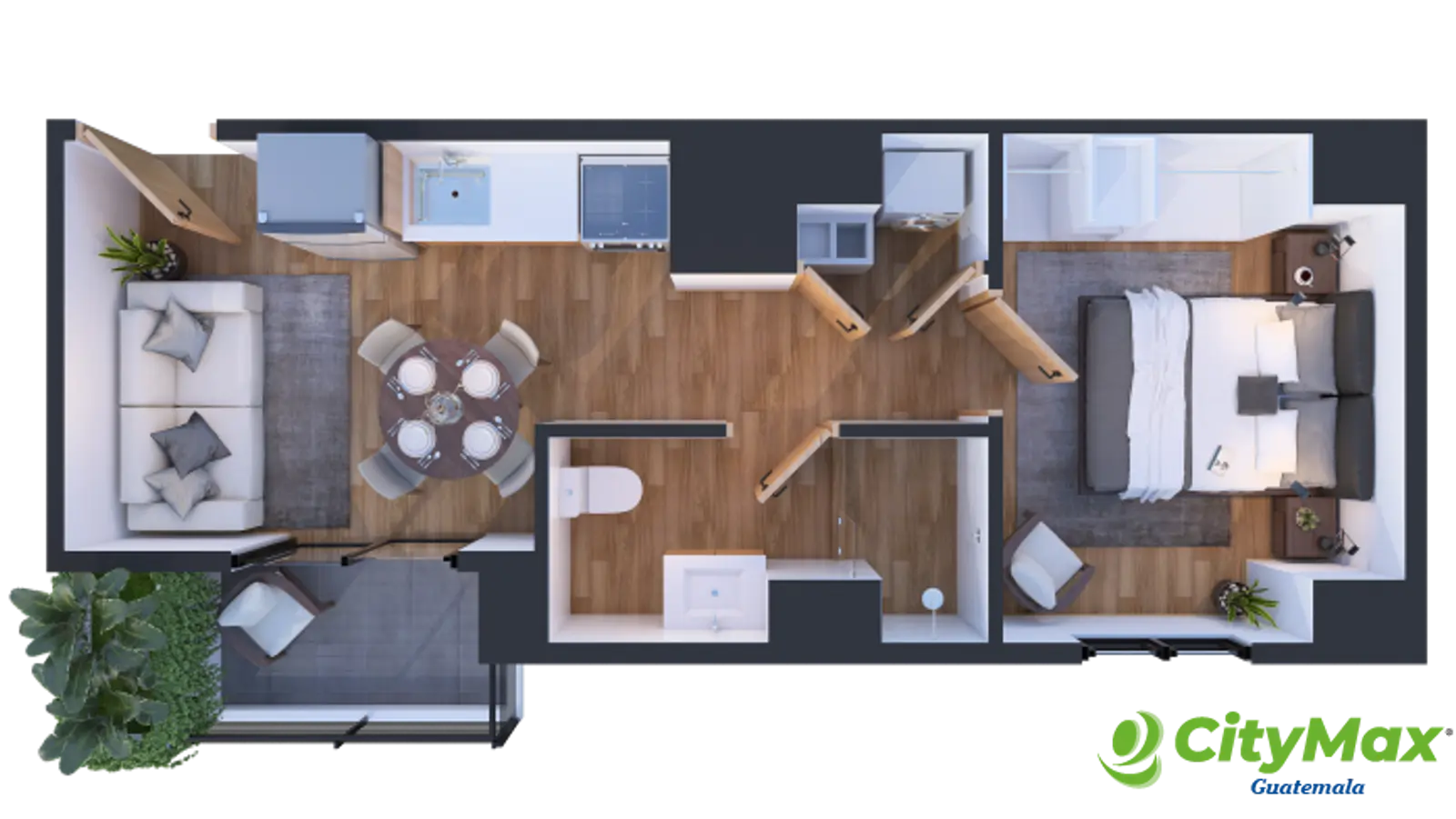 En venta apartamento en Zona 12 en Planos  - foto 6