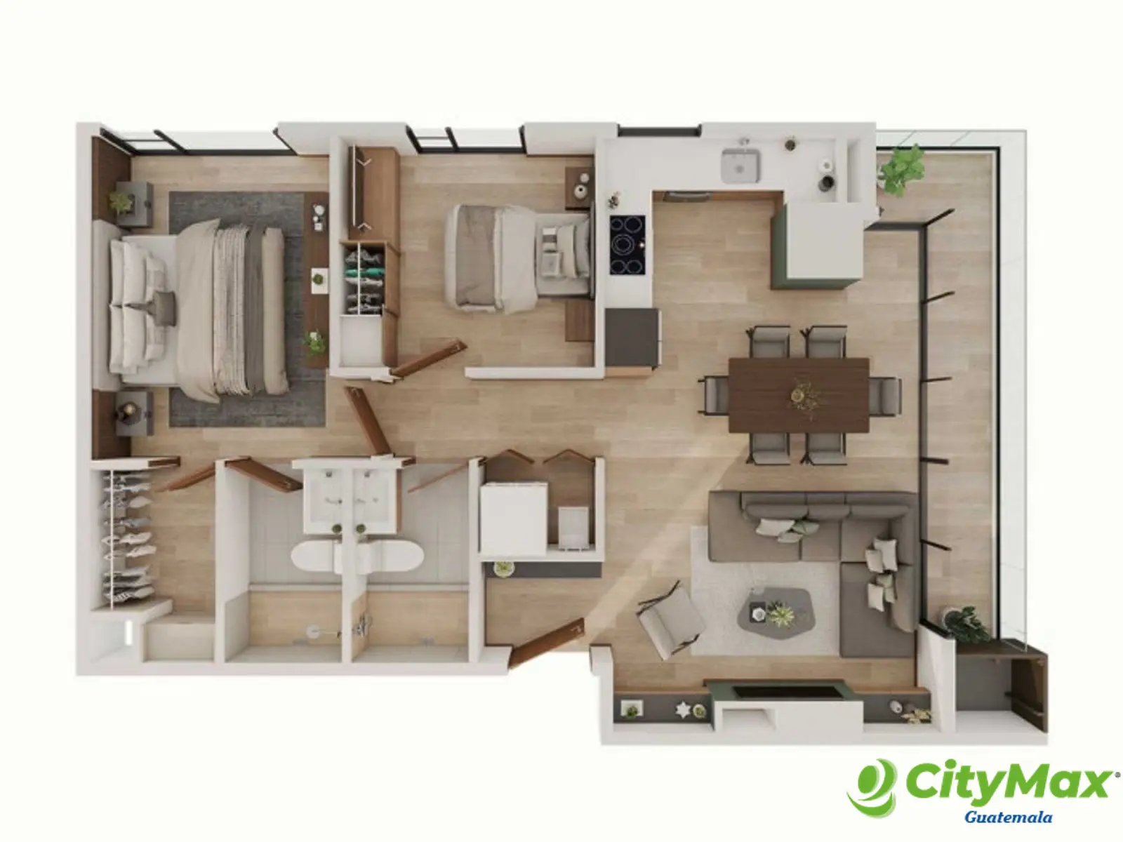 Apartamento en Planos en Venta en la zona 15 V.H. I - foto 9