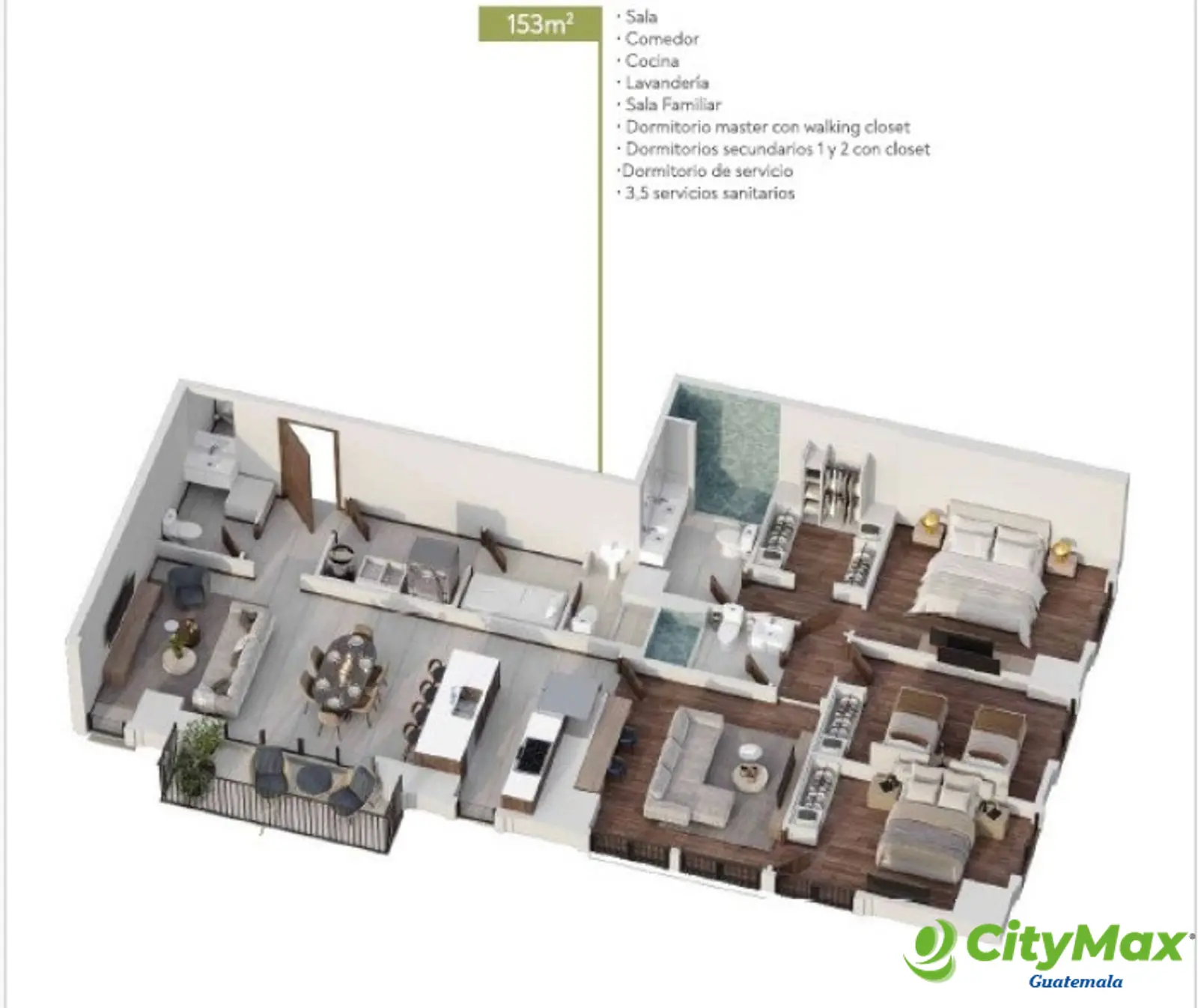 Apartamento en venta en zona 16 - foto 10