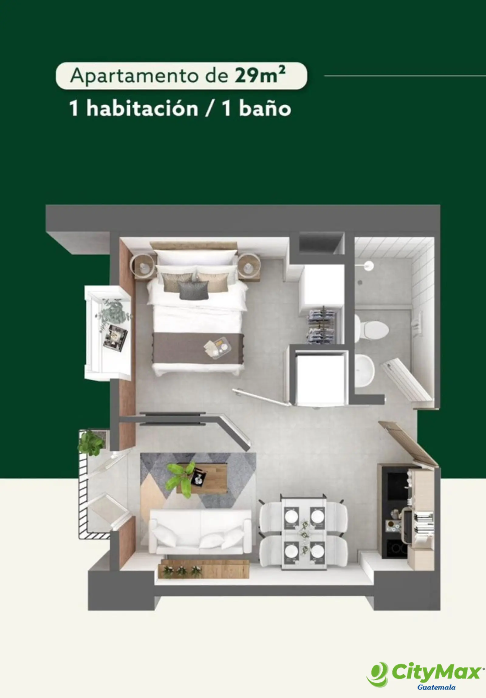 Apartamento en VENTA Y RENTA en zona 2 Ciudad Nueva  - foto 21