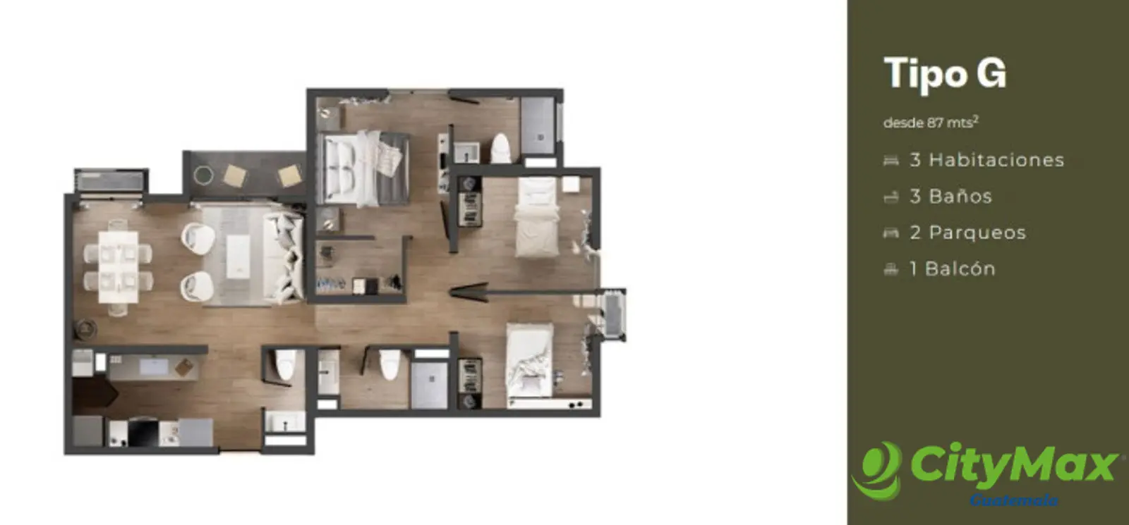 En Venta apartamentos en Kanajuyu zona 16 - foto 6