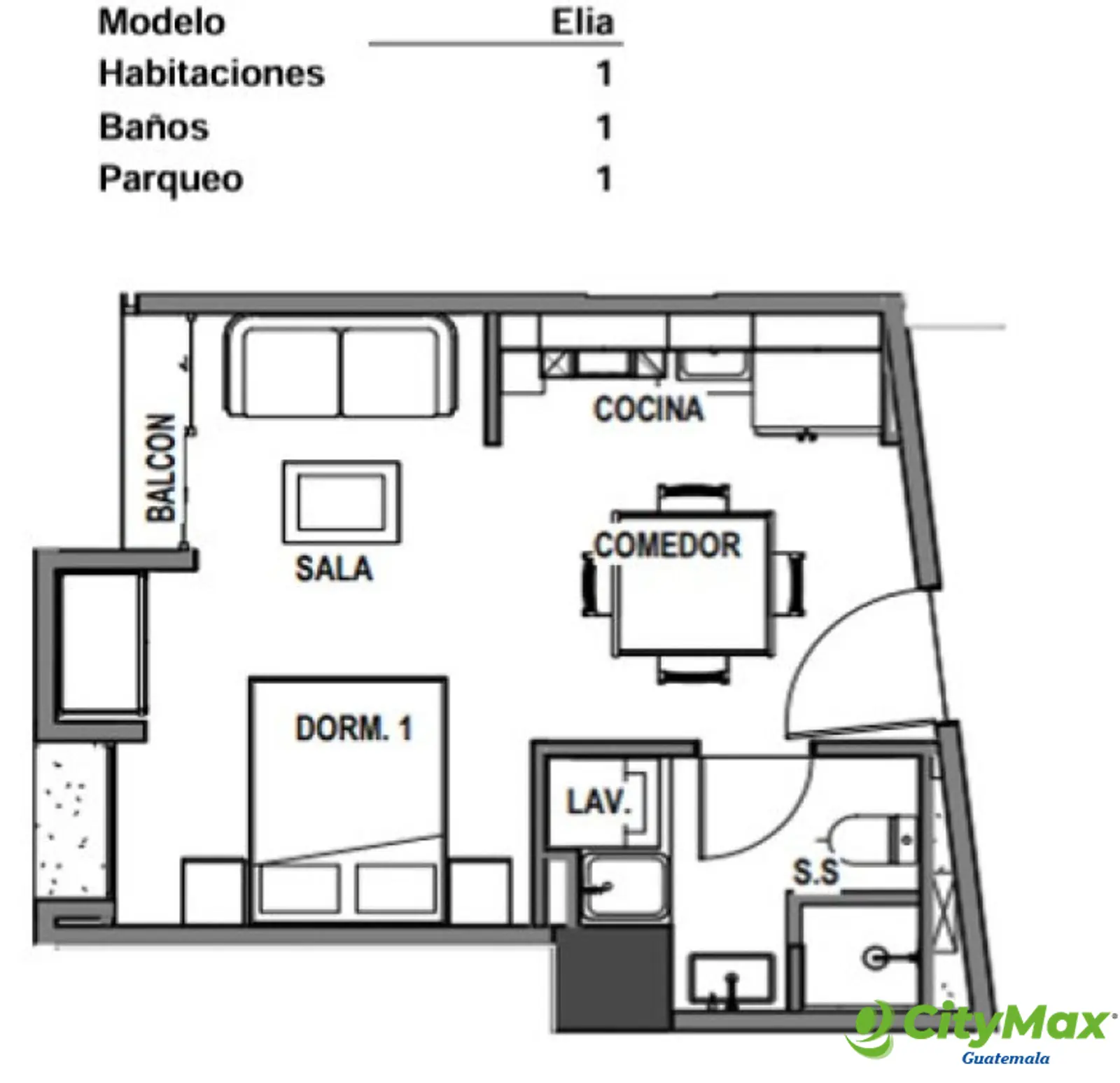 Apartamento en Venta Tipo Estudio en Zona 11 - foto 15