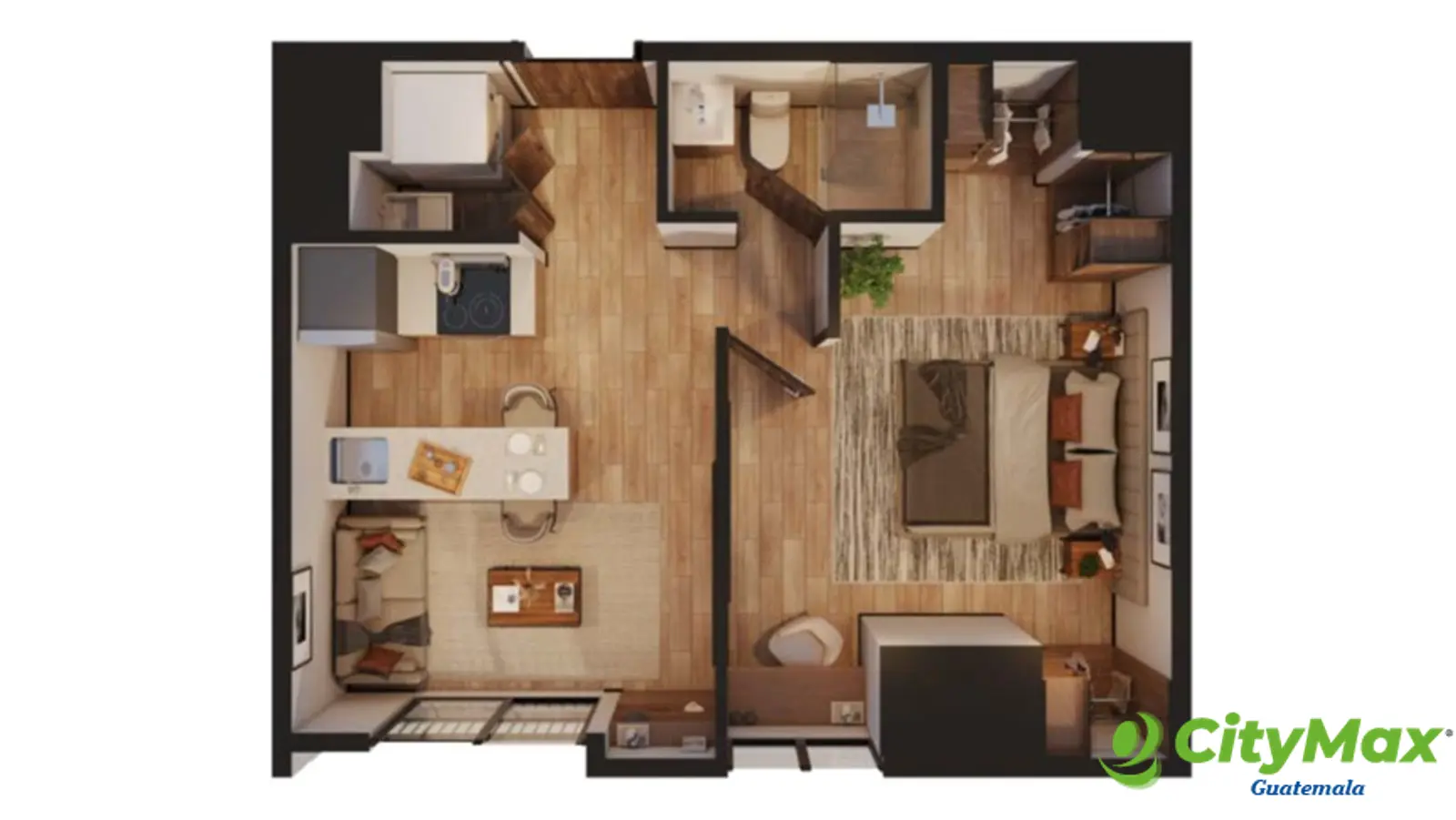 Apartamento 1 Dormitorio Venta Mariscal Z.11 Guatemala - foto 10