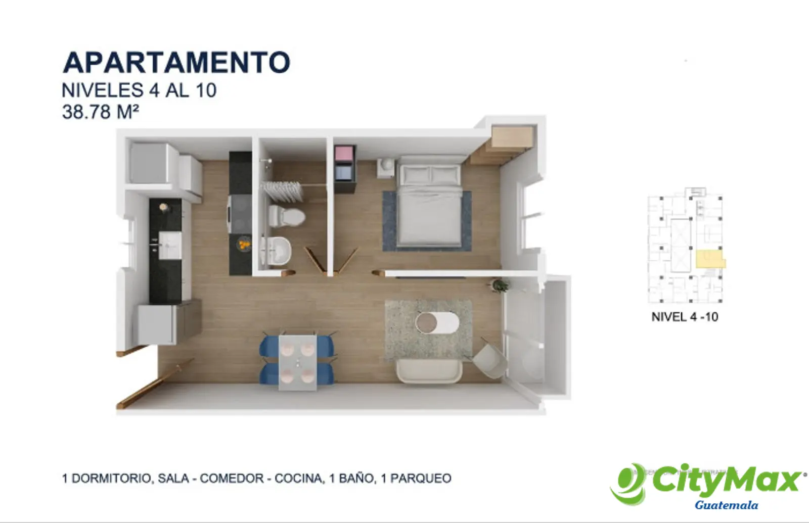 Apartamento en venta en  Zona 12 Avenida Petapa - foto 5