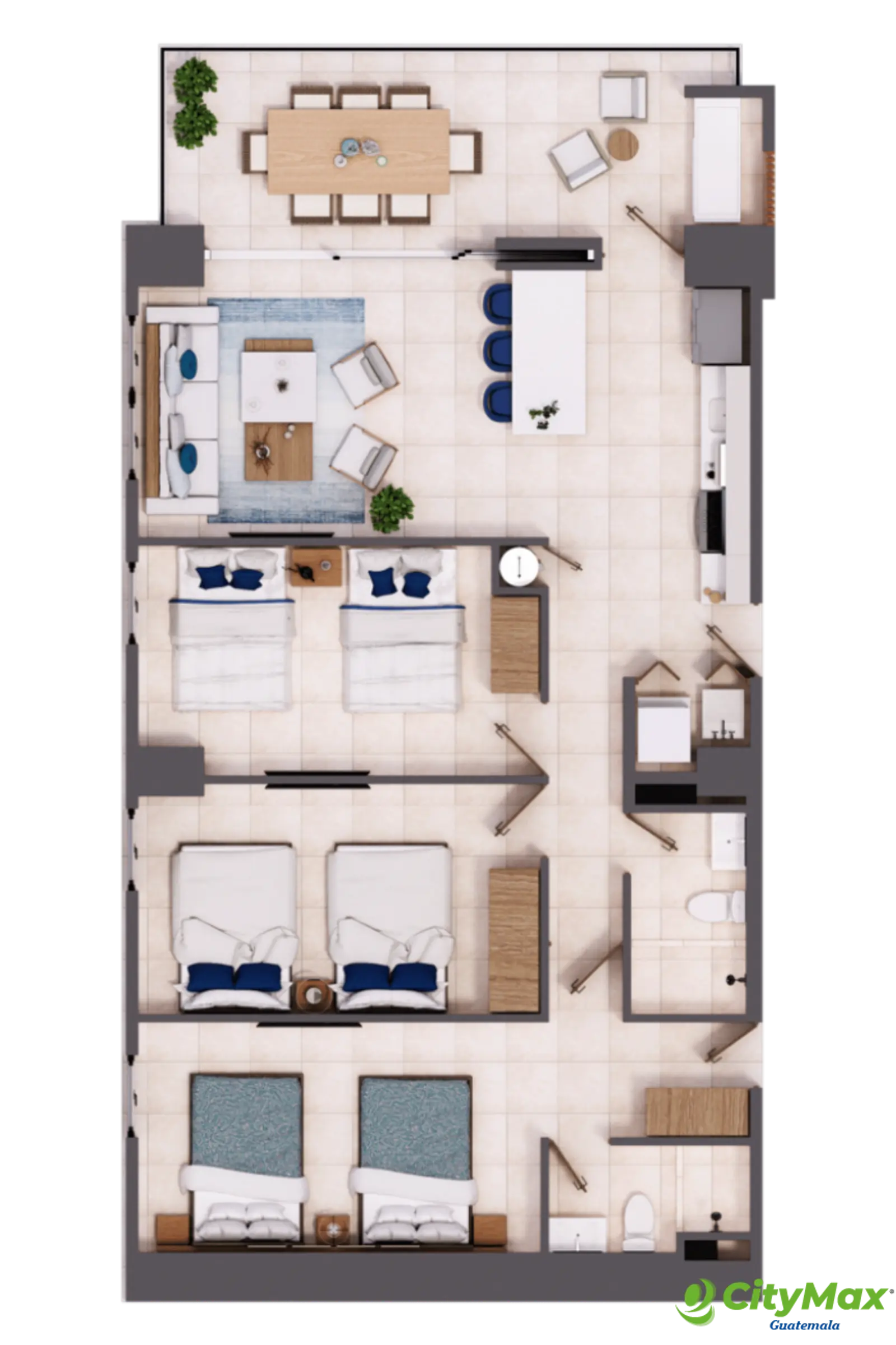 En venta apartamento en Damare , Puerto de San Jose  - foto 8